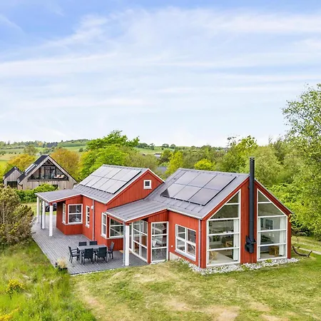 Nyaraló Beautiful In The First Row By The Sea With Panoramic Views Ebeltoft